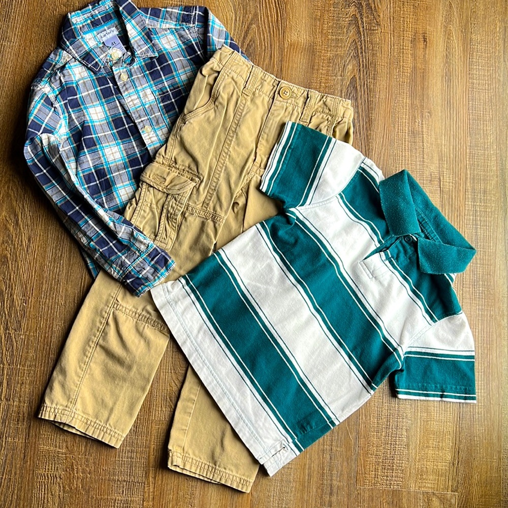 Preppy toddler boys lot of 3 items size 4T